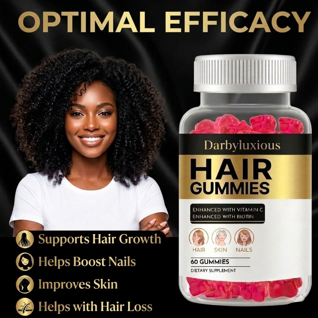 Darbyluxious Hair Gummies✨️                                                                                                                 Berry Flavor