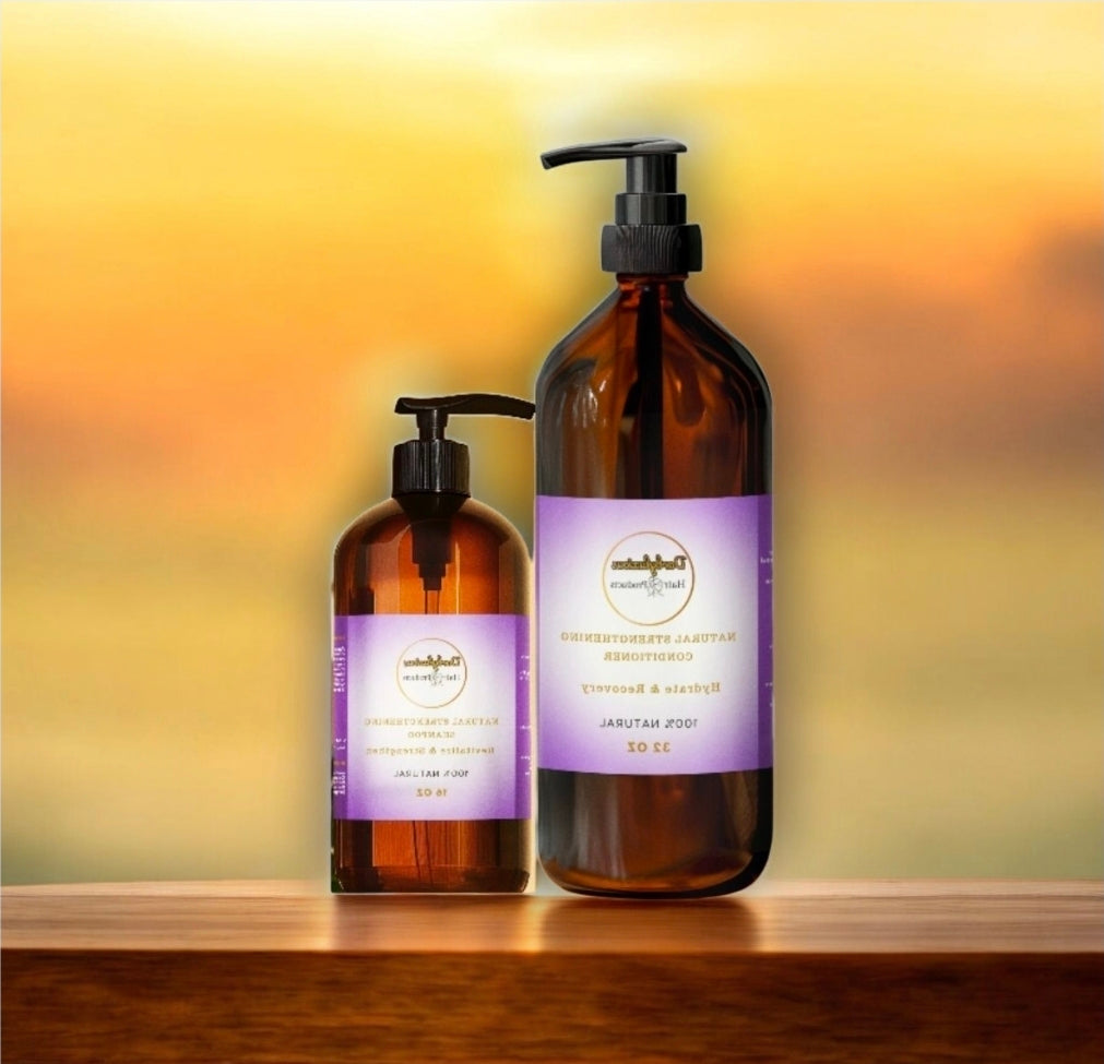 Natural Strengthening Shampoo and conditioner set 16oz✨️