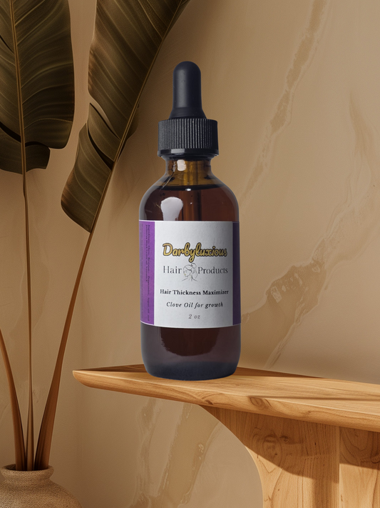 Hair Thickness Maximizer Clove Oil ✨️
Net.  Wet.
2oz   60ml
